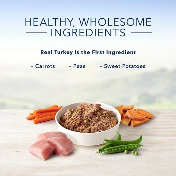 Blue Buffalo Homestyle Recipe Turkey Meatloaf Dinner Canned Dog Food - 12.5 Oz - Case of 12