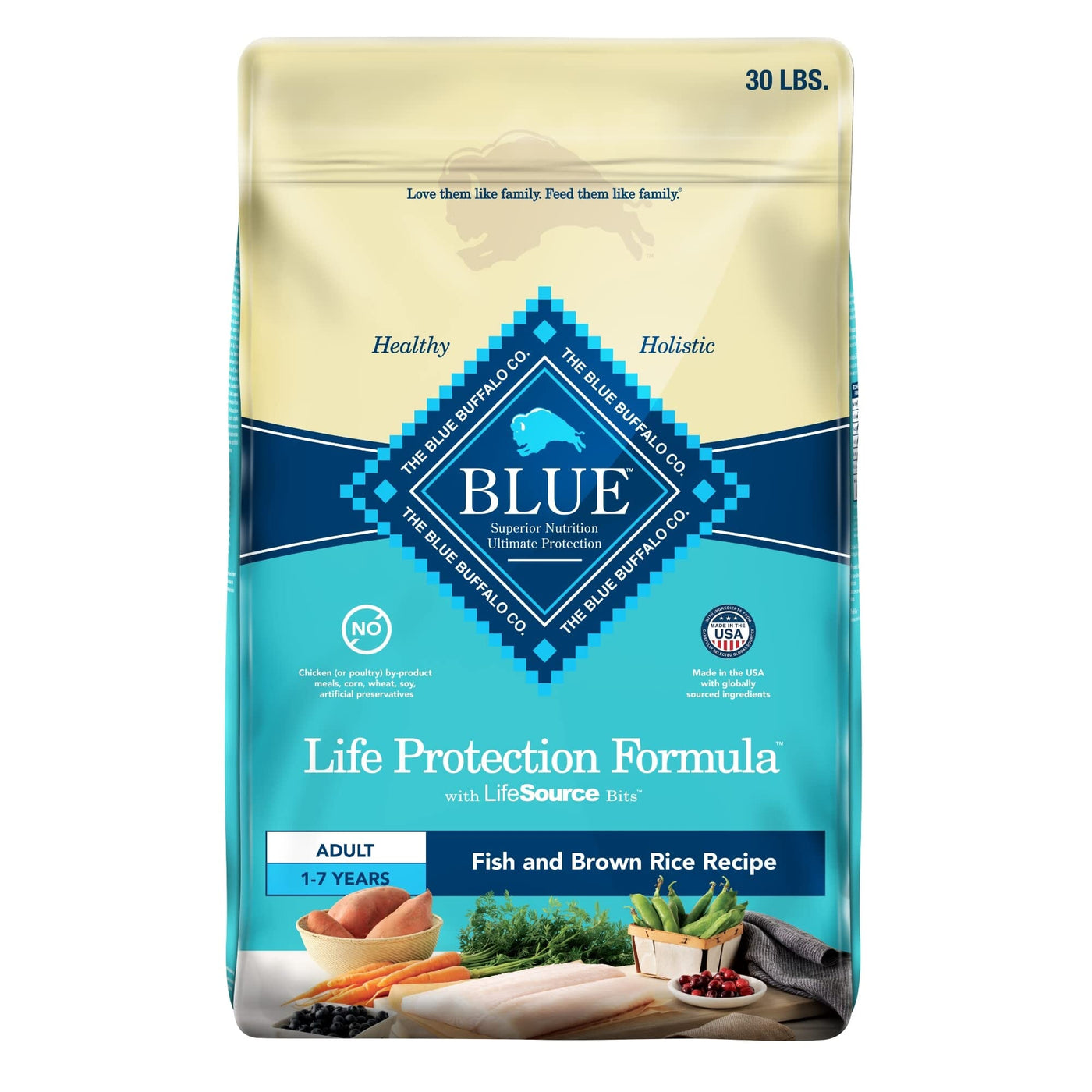 Blue buffalo dry dog food outlet ingredients