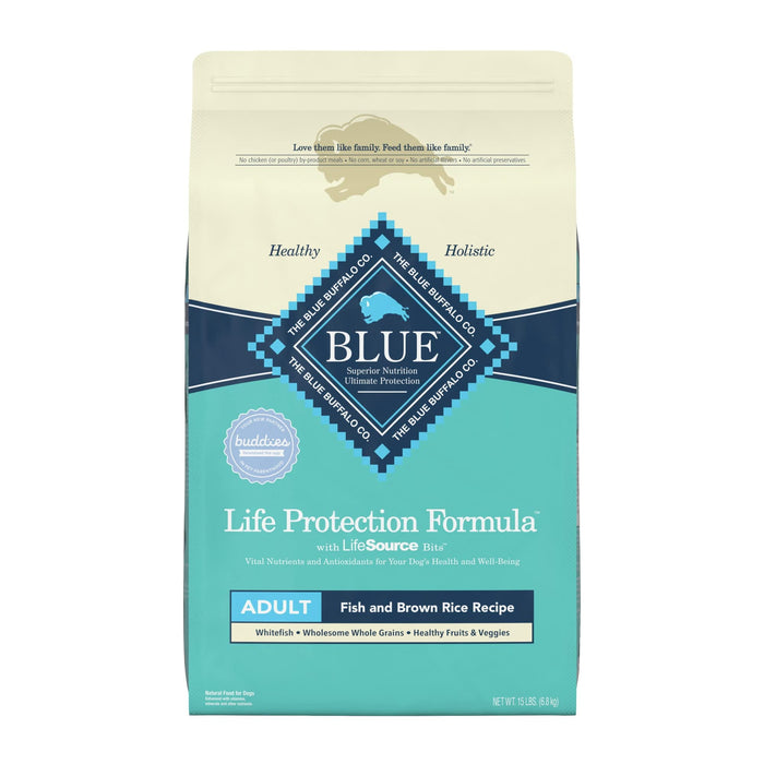 Blue Buffalo Life Protection Formula Adult Fish and Brown Rice Dry Dog Food
