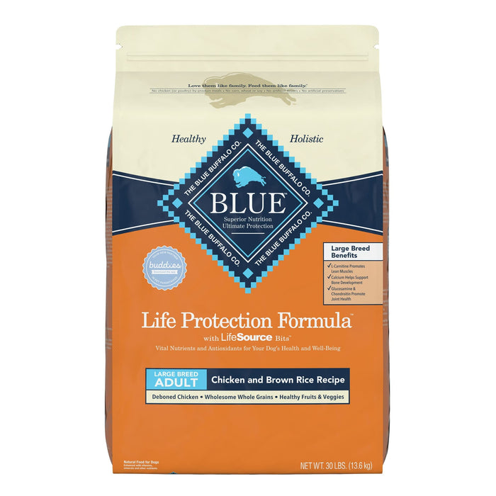 Blue Buffalo Life Protection Formula Adult Large-Breed Natural Chicken and Brown Rice D...
