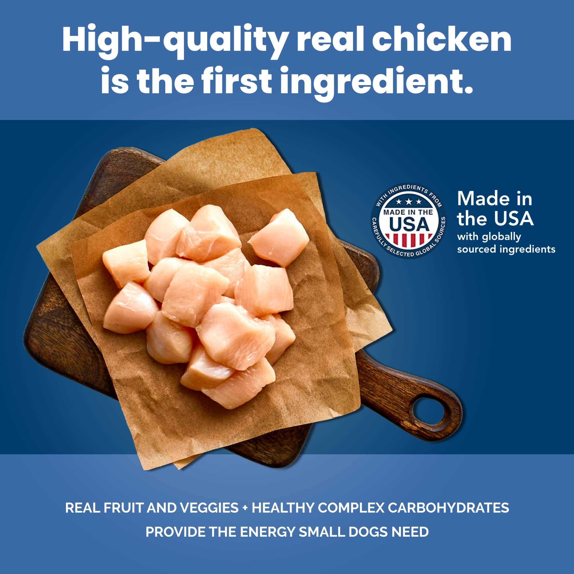 Blue Buffalo Life Protection Formula Adult Small-Breed Healthy Weight Chicken and Brown Rice Dry Dog Food  