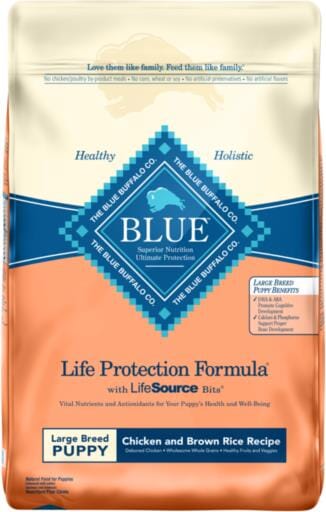 Blue Buffalo Life Protection Formula Puppy Large-Breed Natural Chicken and Brown Rice Dry Dog Food  
