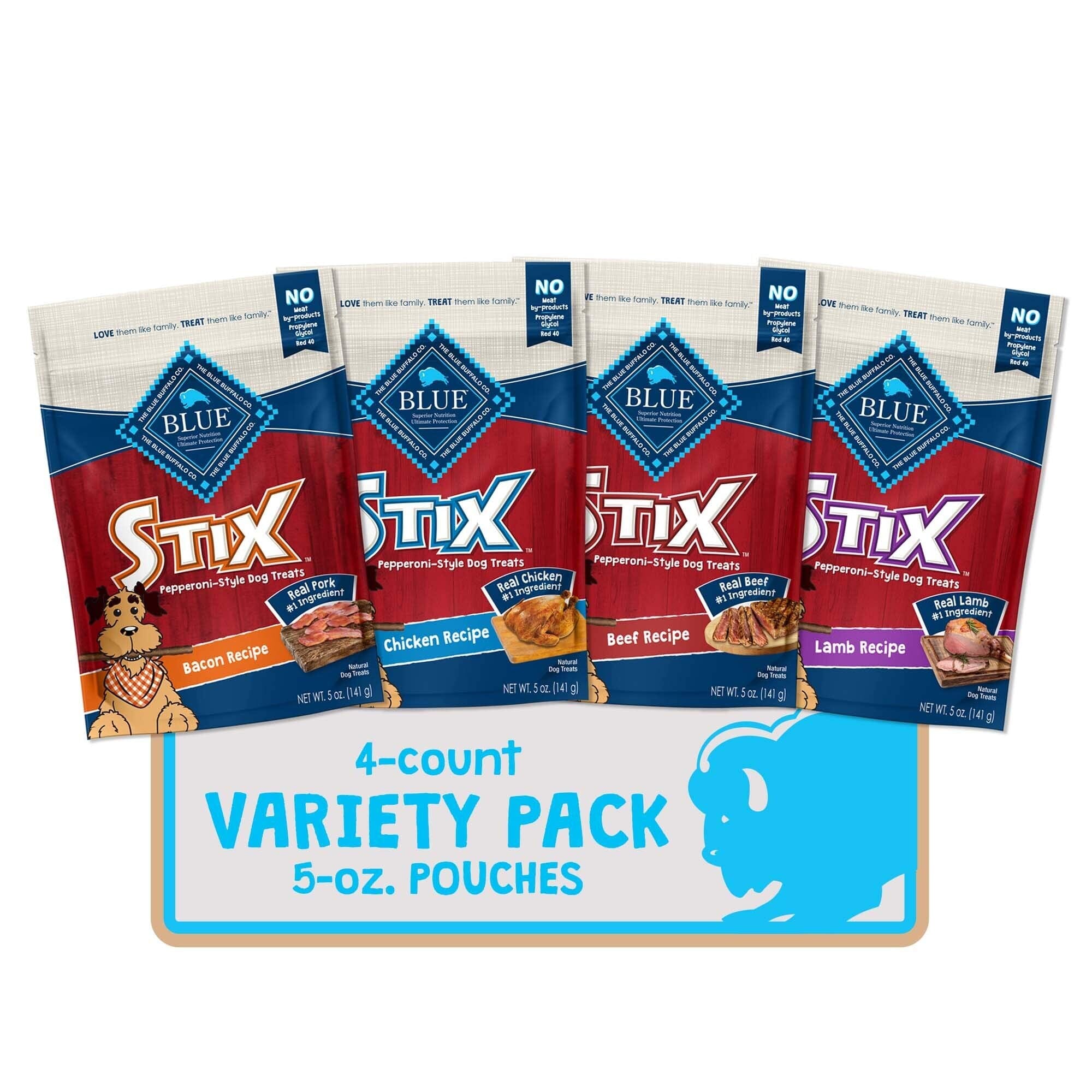 Blue Buffalo Stix Bacon Soft and Chewy Dog Treats - 5 Oz  