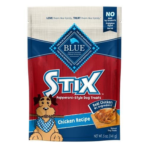 Blue Buffalo Stix Natural Soft-Moist Chicken Dog Treats - 5 Oz  