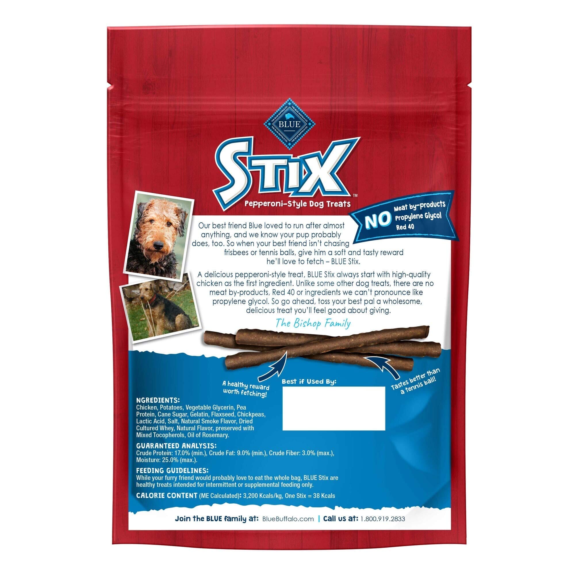 Blue Buffalo Stix Natural Soft-Moist Chicken Dog Treats - 5 Oz  