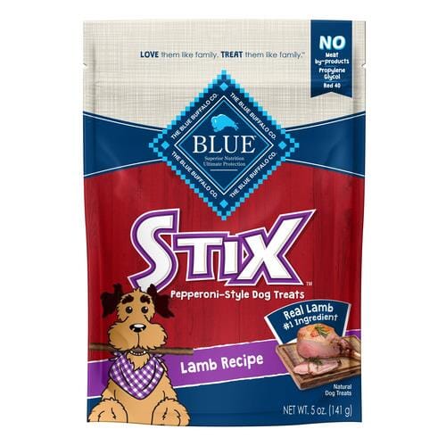 Blue Buffalo Stix Natural Soft-Moist Lamb Dog Treats - 5 Oz  