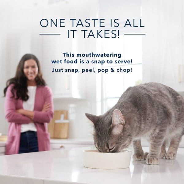 Blue Buffalo Tasteful Spoonless Singles Adult Beef Pate Wet Cat Food - 2.6 Oz - 10 Trays