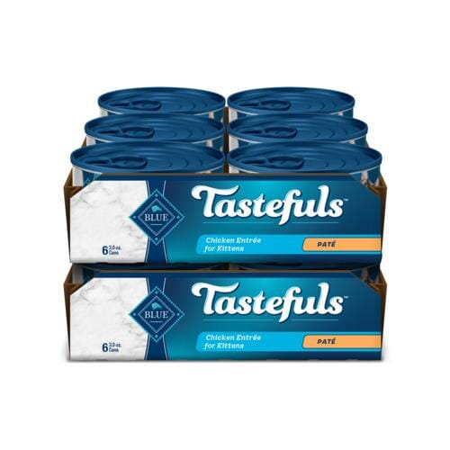 Blue Buffalo Tastefuls Kitten Natural Chicken Canned Cat Food - 3 Oz - 6 Count - 4 Pack  