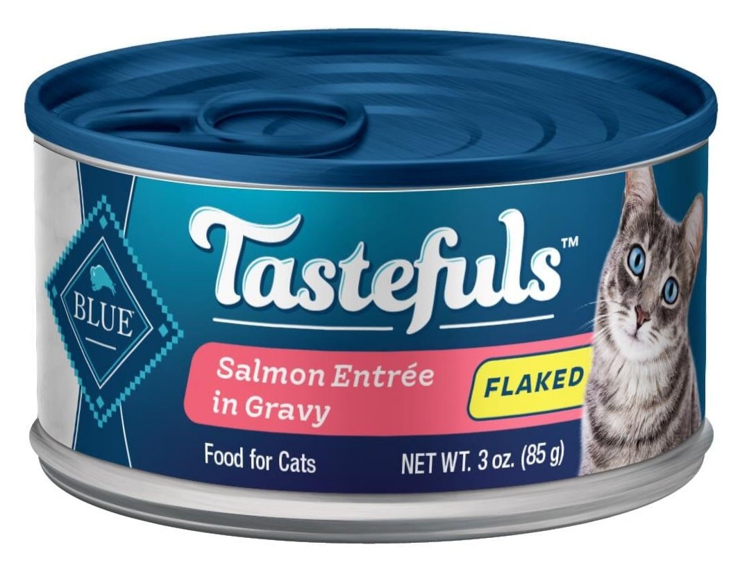 Blue Buffalo Tastefuls Natural Flaked Salmon Entree in Gravy Wet Cat Food  