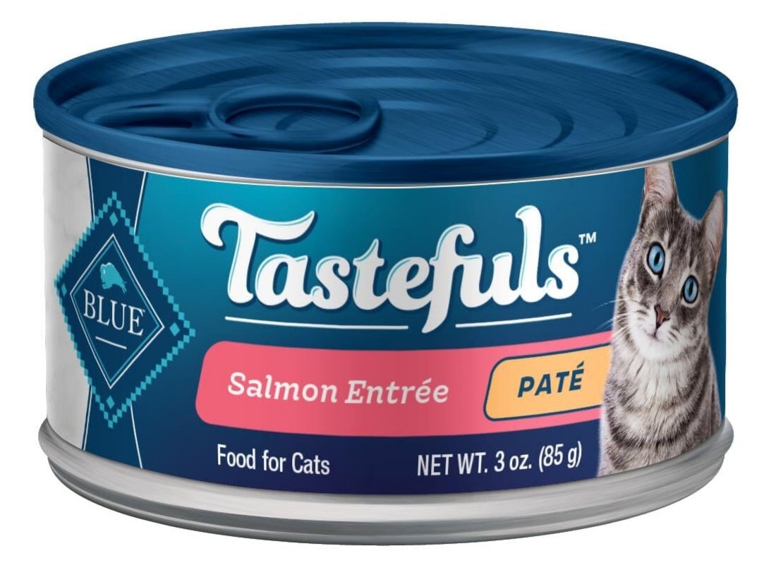 Blue Buffalo Tastefuls Natural Pate Salmon Entree Wet Cat Food  