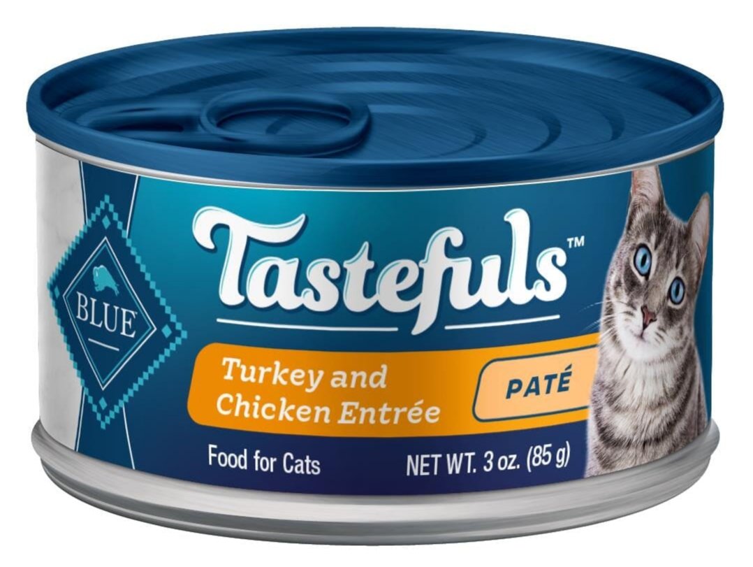 Blue Buffalo Tastefuls Natural Pate Turkey & Chicken Entree Wet Cat Food  