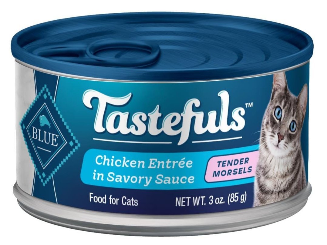 Blue Buffalo Tastefuls Natural Tender Morsels Chicken Entree Wet Cat Food  