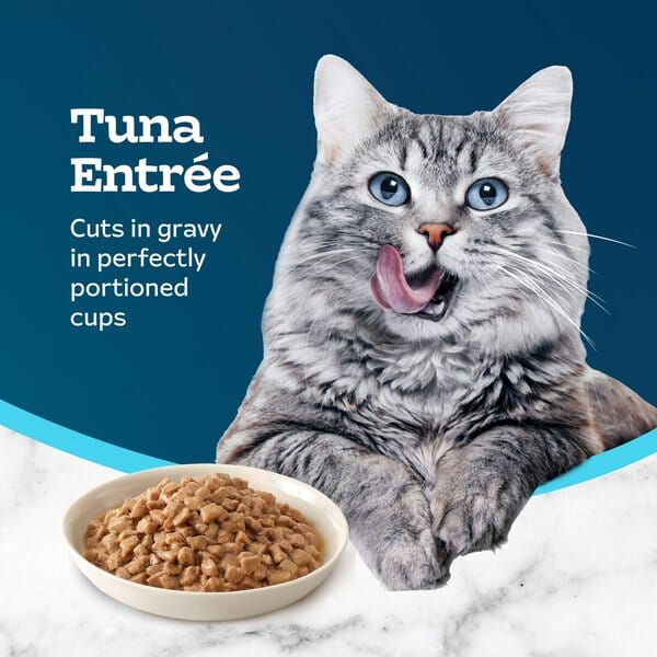 Blue Buffalo Tastefuls Savory Singles Tuna Entrée in Gravy Wet Cat Food - 2.6 Oz - 10 Trays