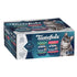 Blue Buffalo Tastefuls Spoonless Singles Adult Whitefish Tuna and Salmon Pate Canned Cat Food -  Variety Pack - 2.6 Oz - Case of 12  