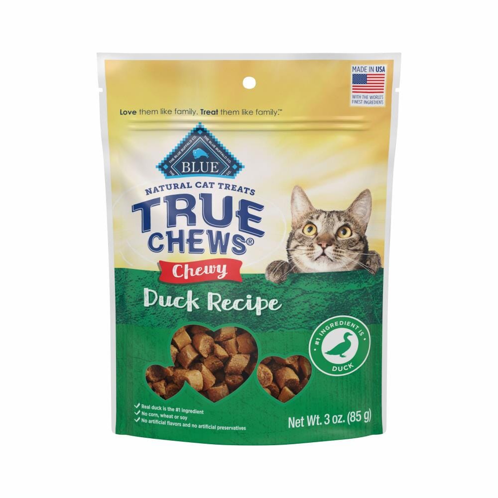 Blue Buffalo True Chews Natural Duck Chewy Cat Treats - 3 Oz  