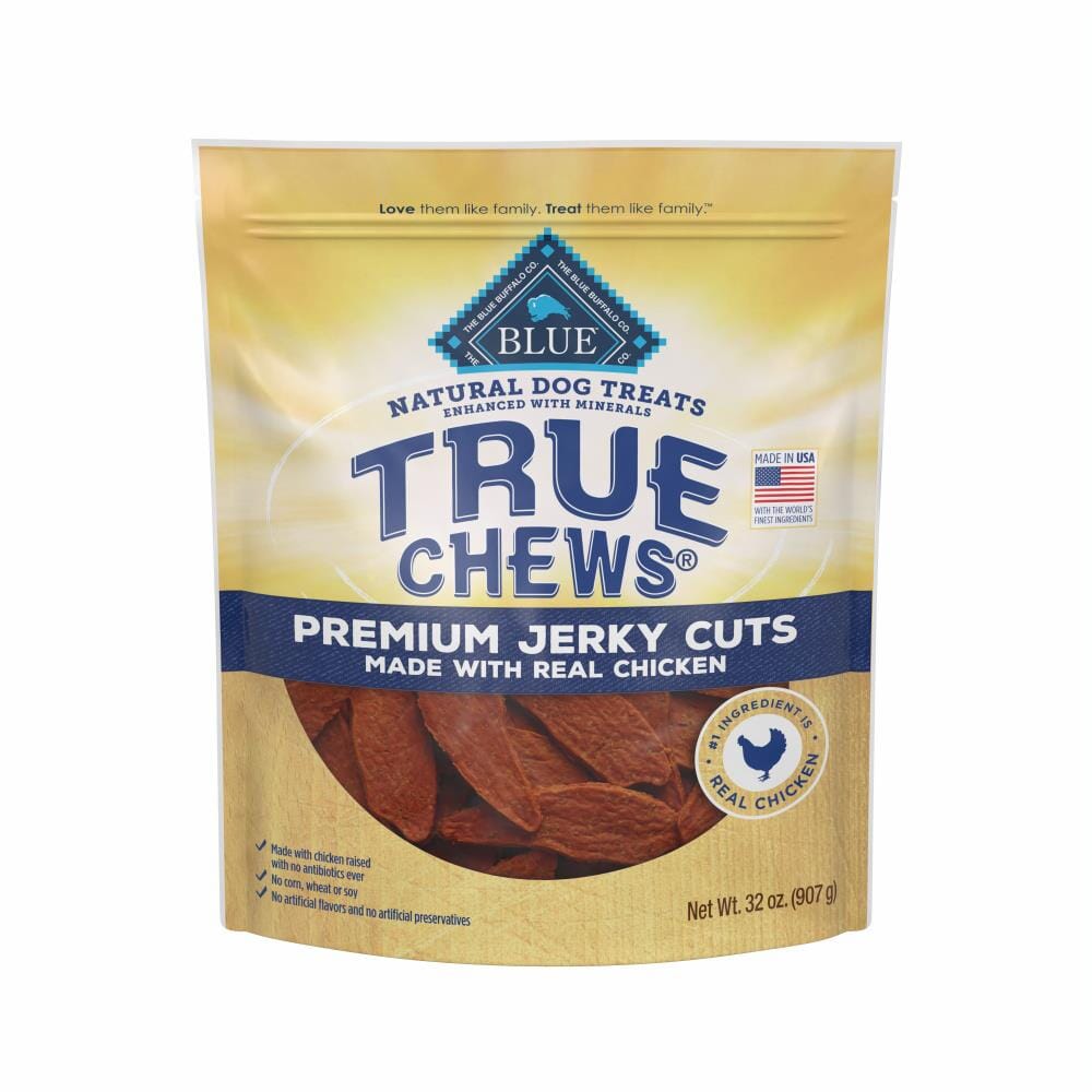 Blue Buffalo True Chews Premium Jerky Cuts Chicken Natural Dog Treats  