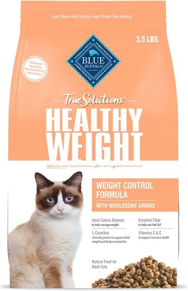 Blue Buffalo True Solutions Fit and Healthy Dry Cat Food - 3.5 Lbs