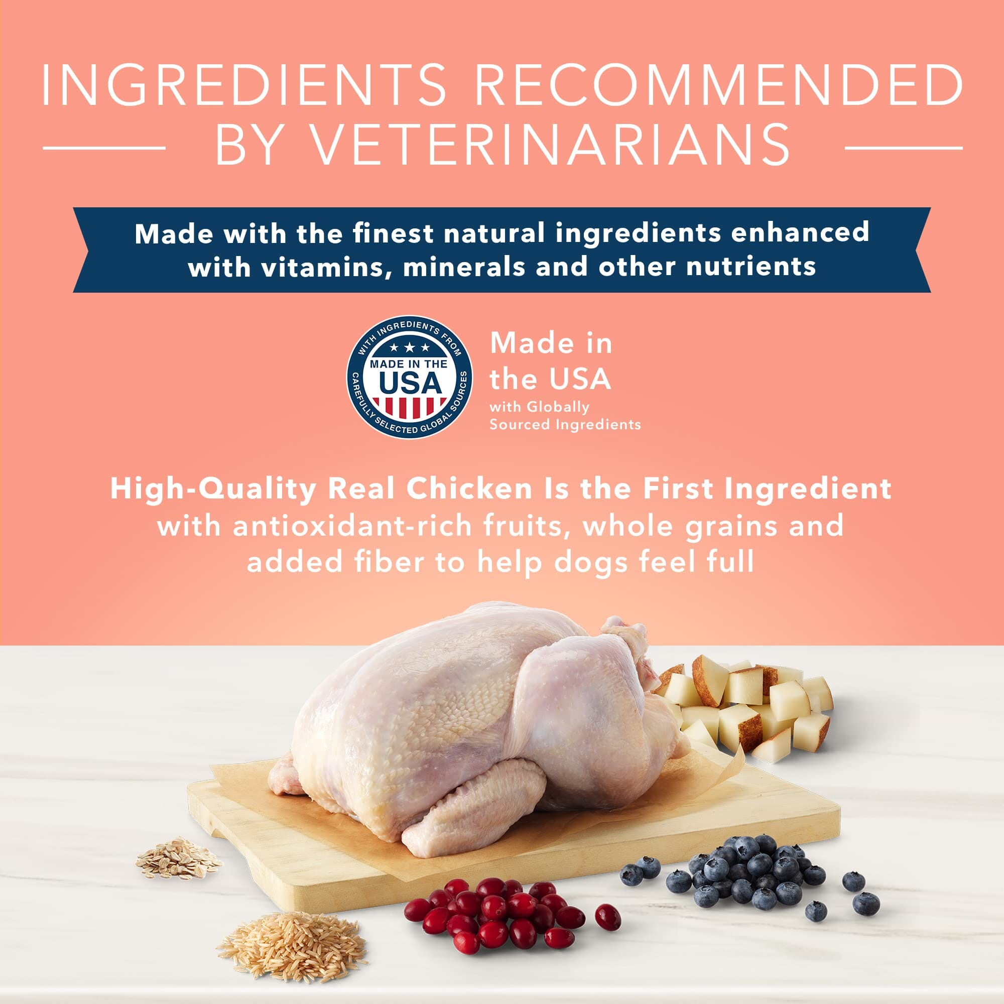 Blue Buffalo True Solutions Healthy Weight Chicken Dry Dog Food - 4 Lbs  
