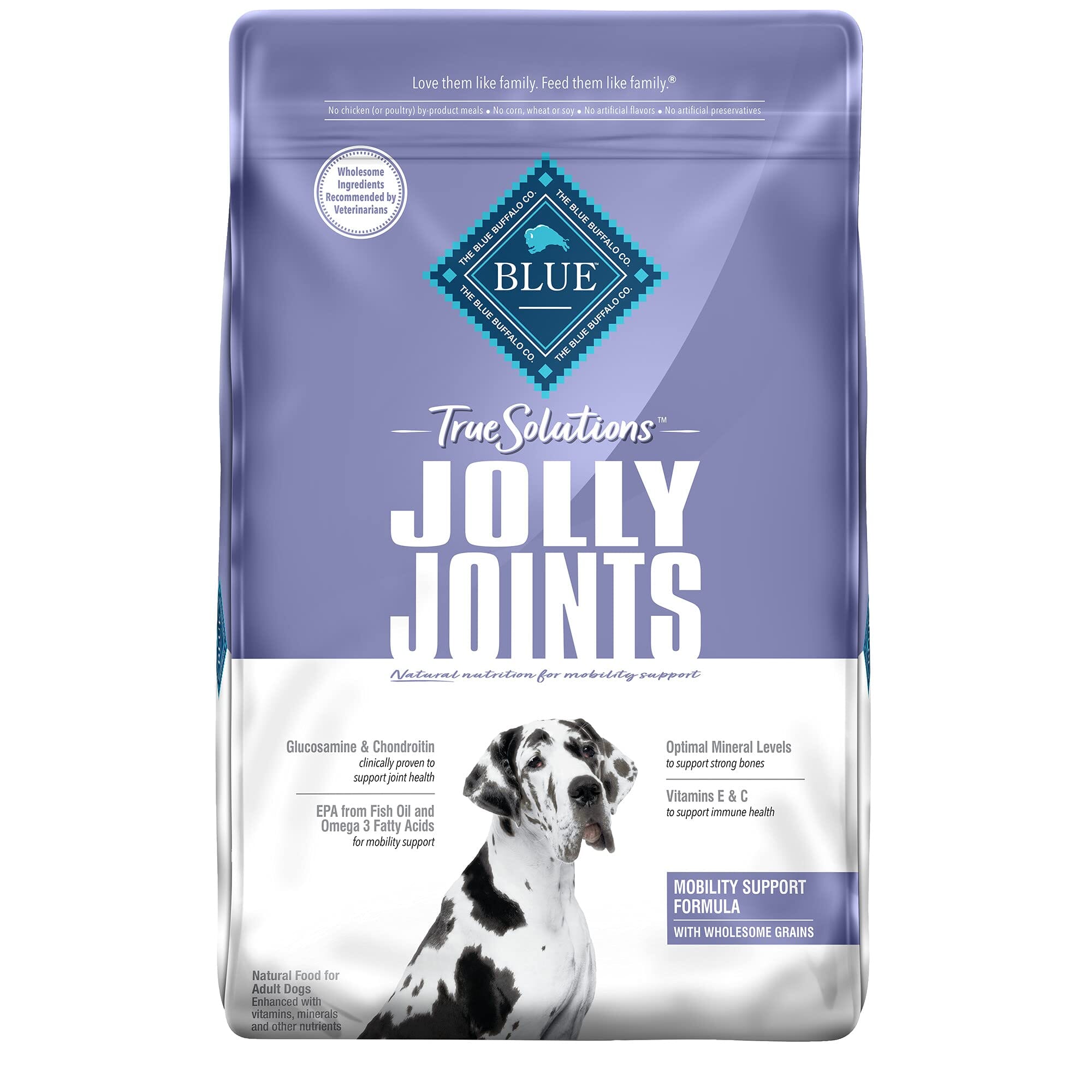 Blue Buffalo True Solutions Jolly Joints Adult Mobility Support Chicken Dry Dog Food 24 Lbs 