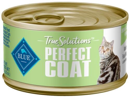 Blue Buffalo True Solutions Perfect Coat Natural Skin & Coat Care Whitefish Recipe Adult Wet Cat Food  