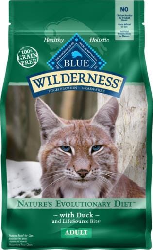 Blue Buffalo Wilderness Adult High-Protein Duck Dry Cat Food  