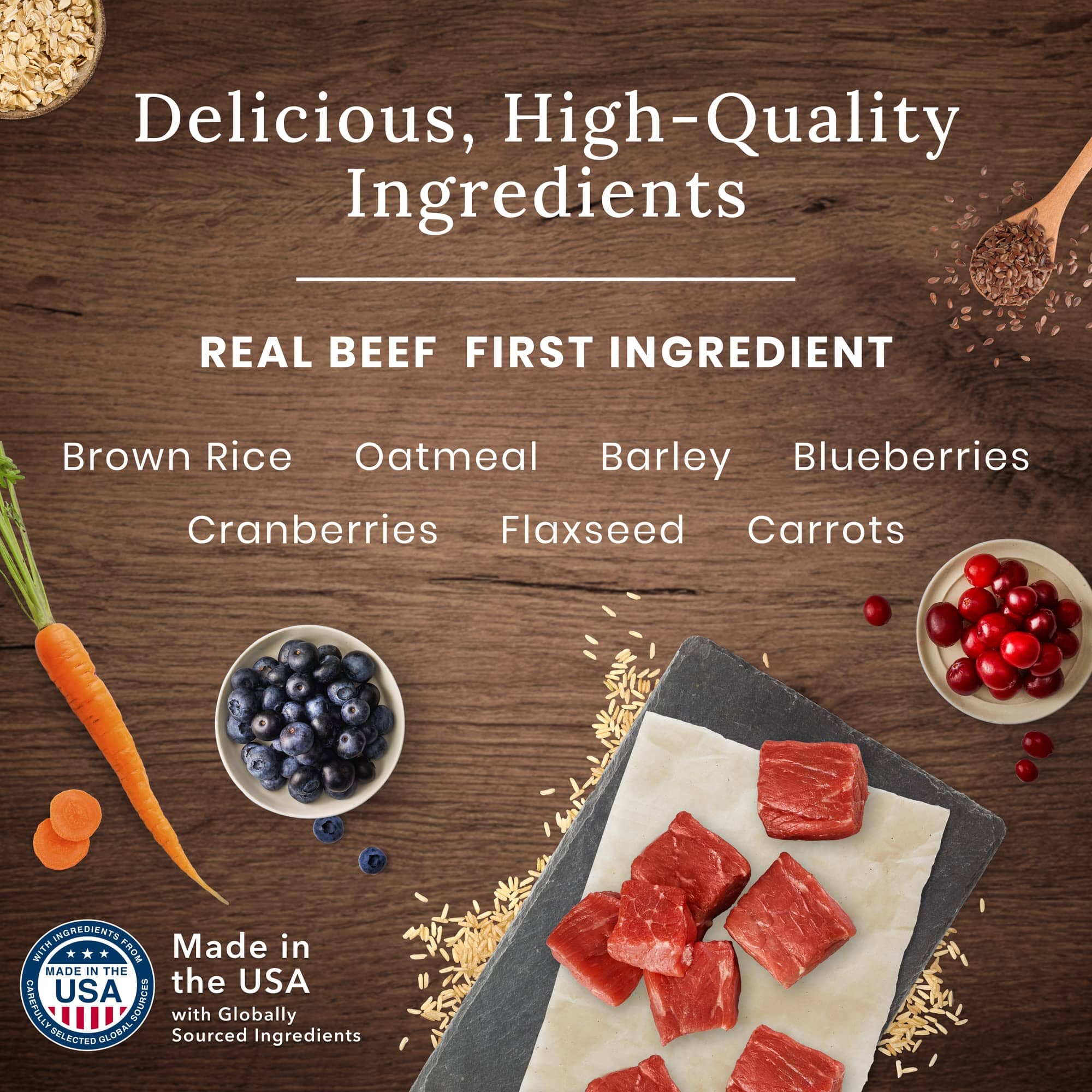 Blue Buffalo Wilderness Adult High-Protein Rocky Mountain Red Meat Recipe with Grains Dry Dog Food  