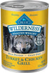 Blue Buffalo Wilderness Healthy Weight Turkey and Chicken Canned Dog Food - 12.5 Oz - Case of 12  