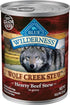 Blue Buffalo Wilderness High-Protein Wolf Creek Stew Beef Stew in Gravy Canned Dog Food - 12.5 Oz - Case of 12  