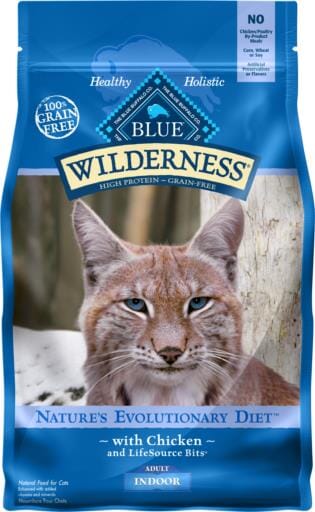 Blue Buffalo Wilderness Indoor Adult High-Protein Chicken Dry Cat Food - 2 Lbs  