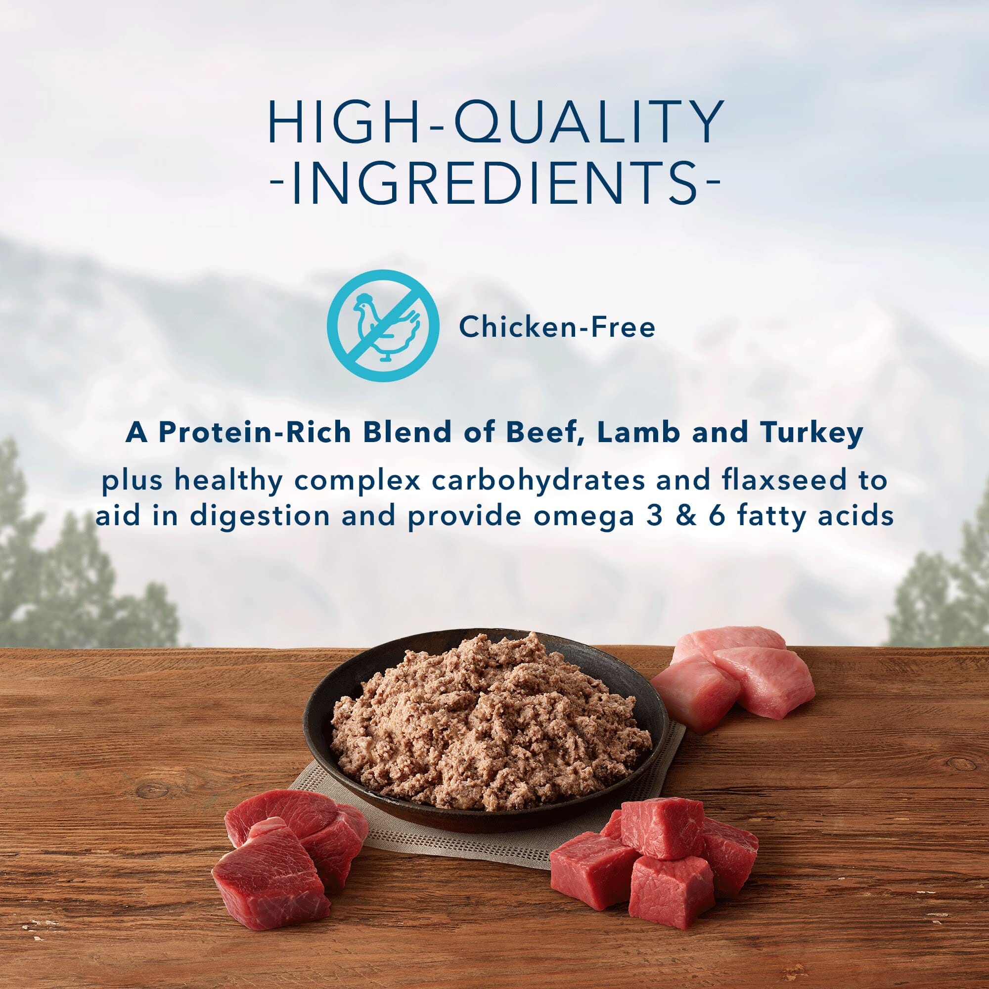 Blue Buffalo Wilderness Rocky Mountain Recipe Grain-Free Puppy Canned Dog Food - 12.5 Oz - Case of 12  