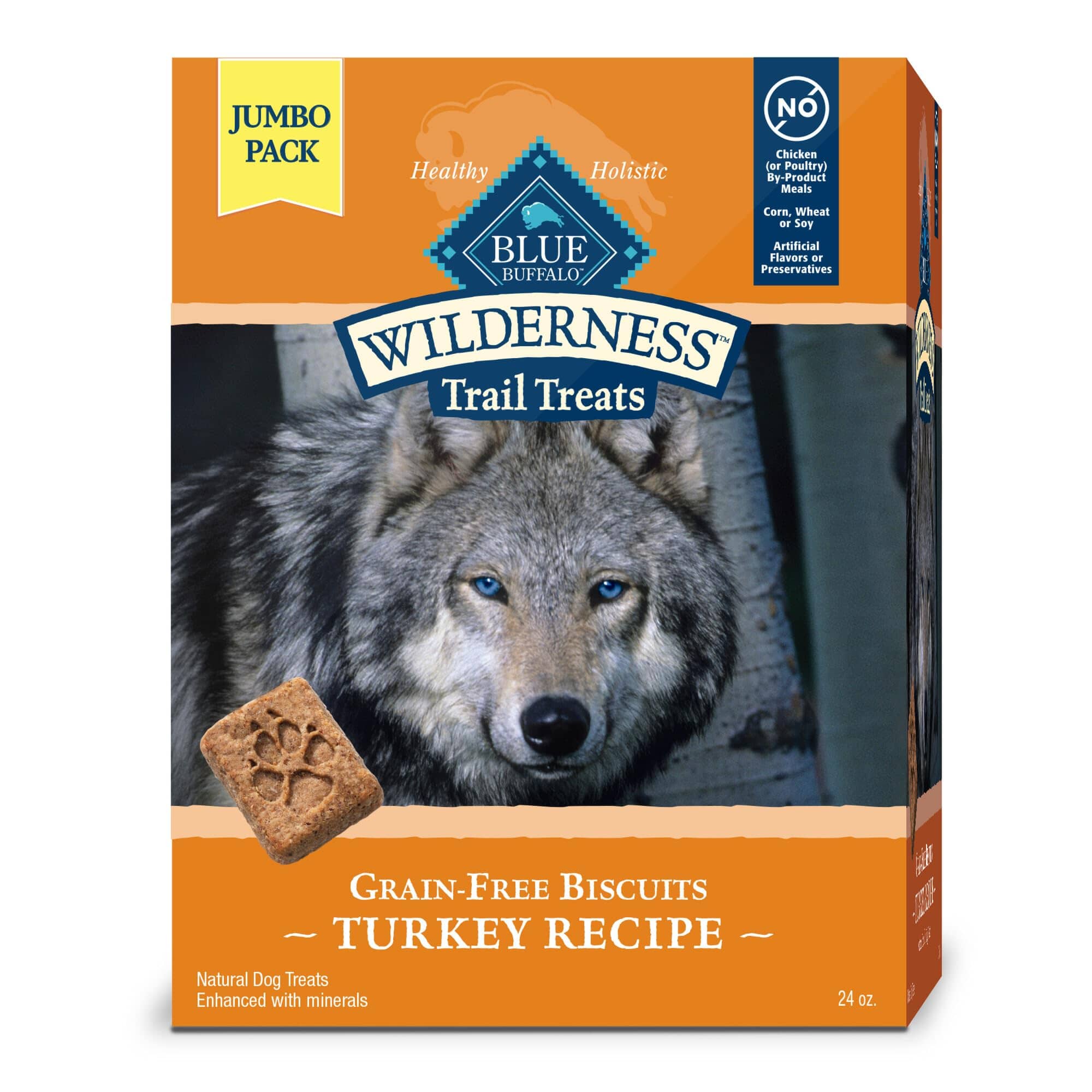 Blue Buffalo Wilderness Trail Grain Free Turkey Dog Treats  