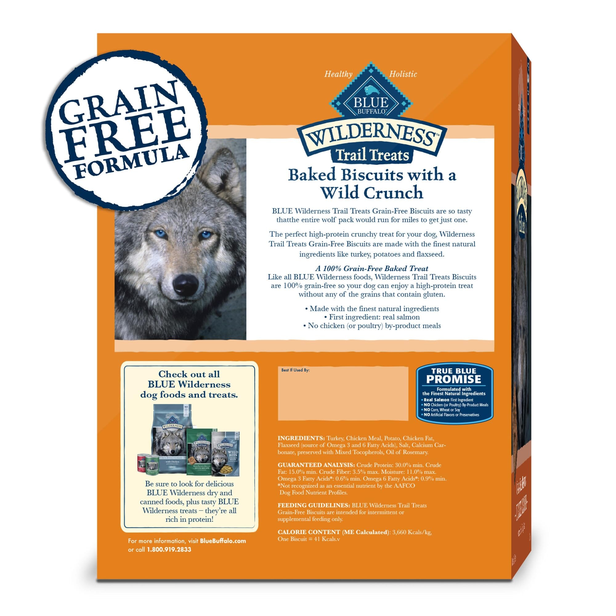 Blue Buffalo Wilderness Trail Grain Free Turkey Dog Treats  