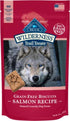 Blue Buffalo Wilderness Trail Treats High-Protein Grain-Free Salmon Crunchy Dog Biscuits - 10 Oz  