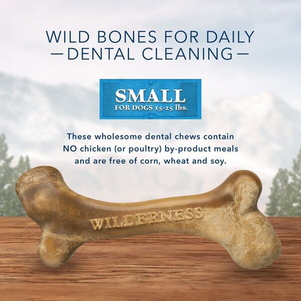 Blue Buffalo Wilderness Wild Bone Crunchy Dog Biscuit Treats - Small - 10 Oz