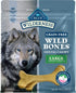 Blue Buffalo Wilderness Wild Bones Dental Chews Large Size for Dogs  