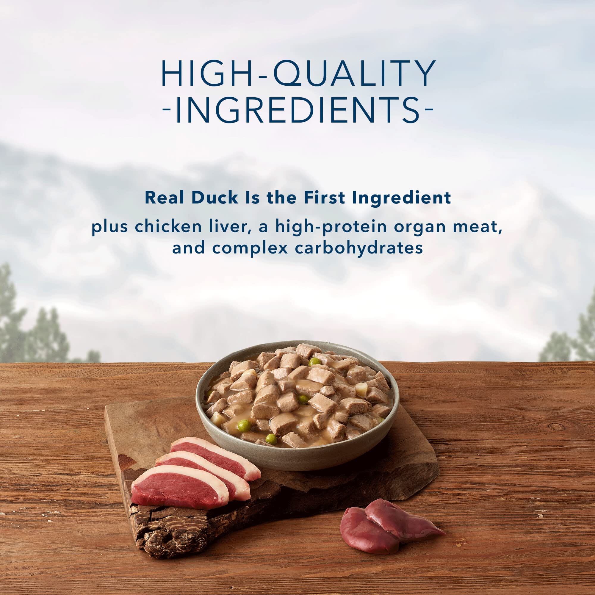 Blue Buffalo Wilderness Wolf Creek Duck Stew Canned Dog Food - 12.5 Oz - Case of 12  