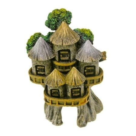 Blue Ribbon Exotic Environments Tree House Village Aquarium Ornament Default Title