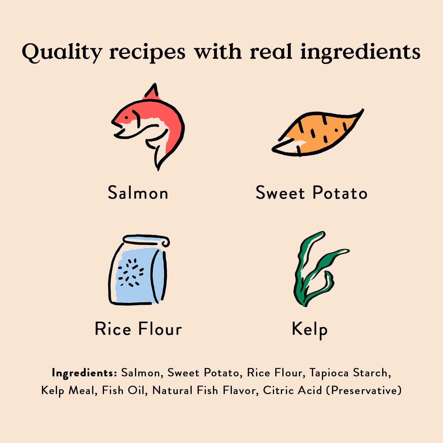 Bocce's Bakery Made in USA One Fish Two Fish Limited Ingredient Diet Seaweed and Salmon Crunchy Cat Treats  - 2 Oz