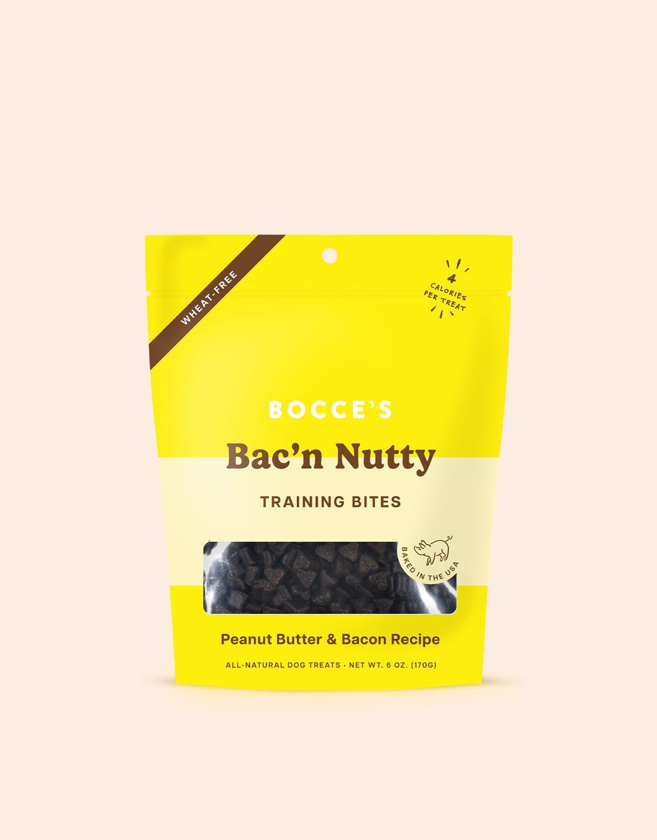 Bocce's Bakery Pup Me Up Training Bites Peanut Butter and Bacon Soft and Chewy Dog Treats - 6 Oz Default Title