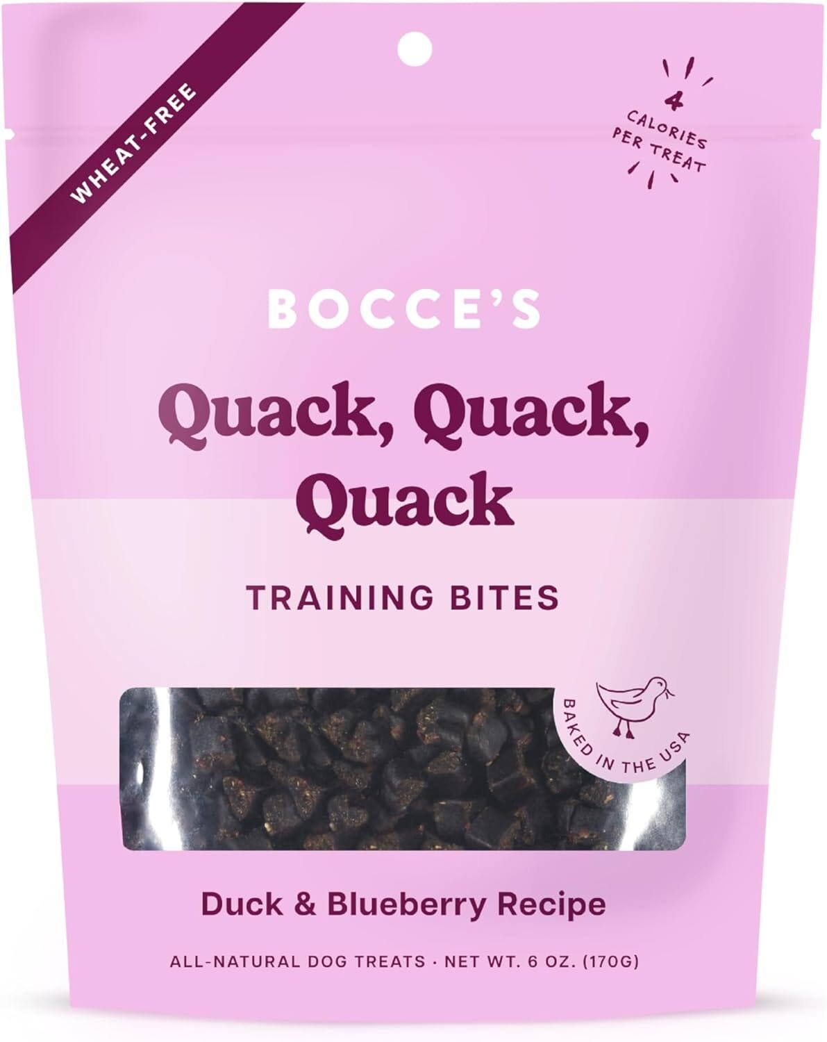 Bocce's Bakery Quack Quack Training Chewy Dog Treats - 6 Oz  