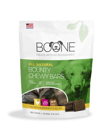 Boone Bounty Chewy Bars Mass Dog Soft and Chewy Treats - Chicken - 16 Oz
