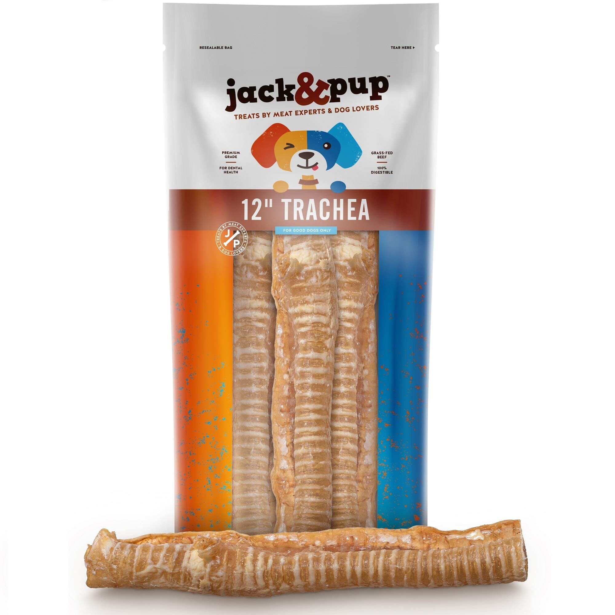 Bravo! Bag-O-Chews Dry Roasted Beef Trachea Dog Treats  