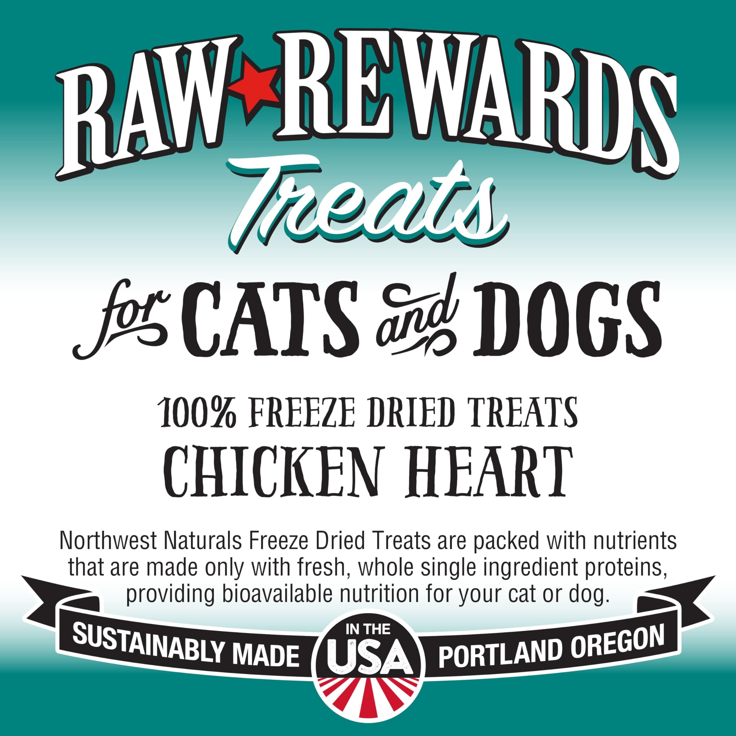 BRAVO! Bonus Bites Freeze-Dried Chicken Hearts Dog Treats - 3 Oz  