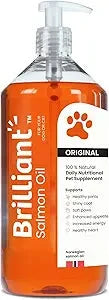 Brilliant Salmon Oil Cat and Dog Supplements - 34 oz