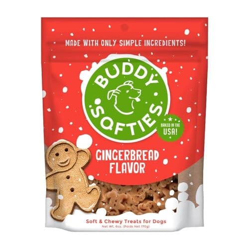Buddy Biscuits Holiday Gingerbread Soft and Chewy Dog Treats - 6 Oz Default Title