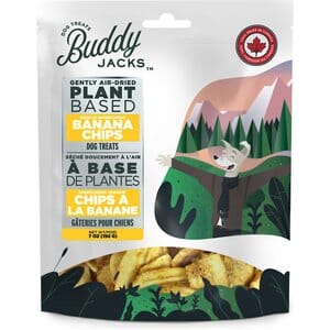 Buddy Jacks Banana Chips Soft and Chewy Dog Treats - 7 Oz  