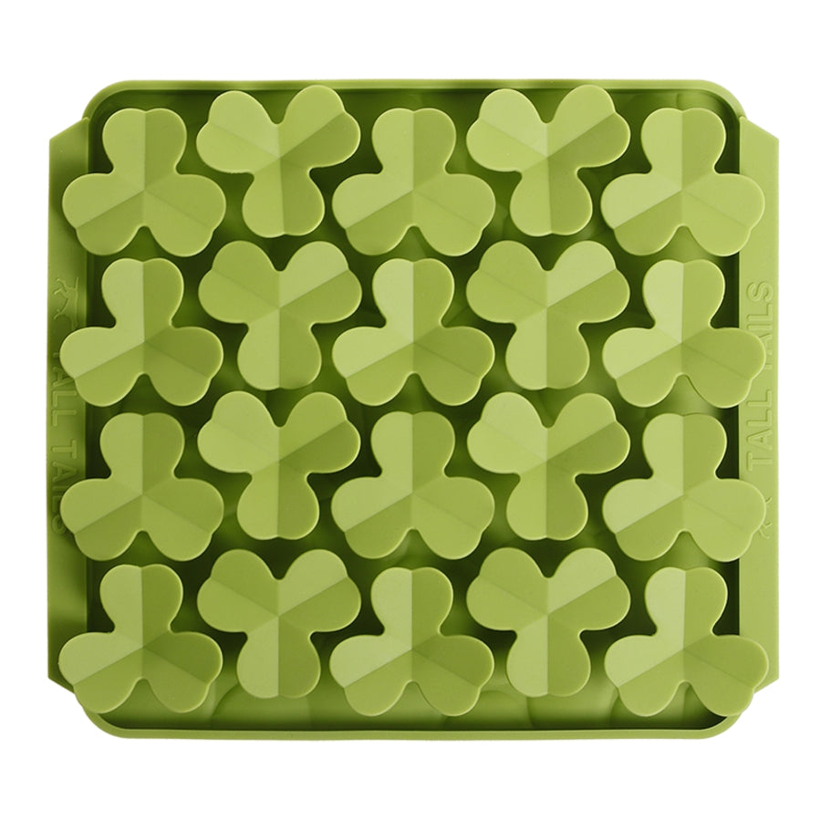 Tall Tails Spring Clover Foraging Mat Silicone Interactive Dog Feeder - Green - L:8.5 X W: 8 Inches