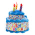 The Worthy Dog Birthday Cake Squeak Nylon and Plush Dog Toy