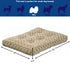 Midwest Homes Quite Time Ombre Swirl Rectangular Raised Dog Bed or Crate Mat