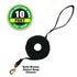 Four Paws Cotton Web Training Dog Lead Leash - Black - 10 Feet